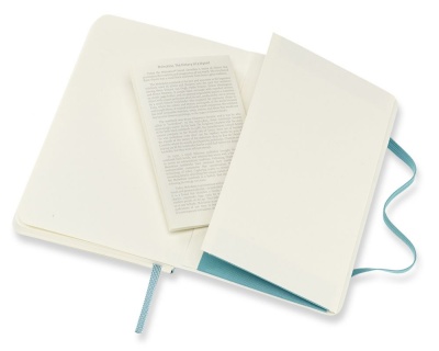 Блокнот Moleskine CLASSIC SOFT QP611B35 Pocket 90x140мм 192стр. линейка мягкая обложка голубой