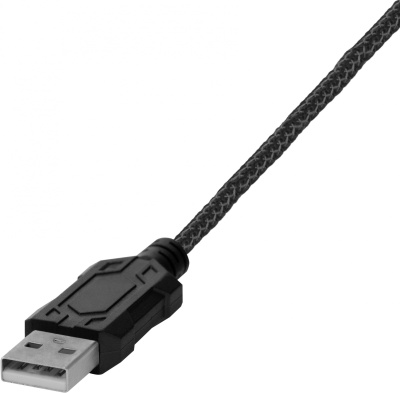 Наушники с микрофоном Оклик HS-L930G SNORTER черный 2.1м мониторные USB оголовье (1192375)
