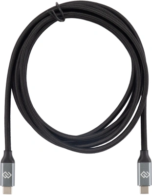 Кабель Digma D-TYPE-C-USB3.2-100W-4K-2M USB Type-C (m)-USB Type-C (m) 2м черный