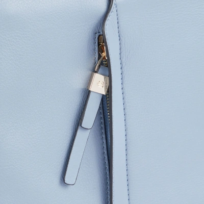 Деловая сумка женская Piquadro Circle CA4021W92/AZ3 с отделением для ноутбука 15.6" голубая натур.кожа