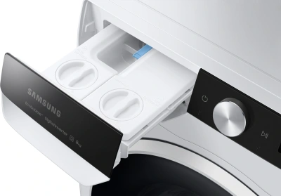 Стиральная машина Samsung WW80AG6L28WELP пан.англ. класс: A+++ загр.фронтальная макс.:8кг белый инвертор