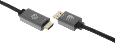 Кабель аудио-видео Cactus CS-DP-HDMI-1.2-2 DisplayPort (m)/HDMI (m) 2м. позолоч.конт. черный