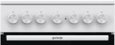 Плита Электрическая Gorenje GEC5B41WG белый стеклокерамика (без крышки)