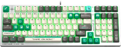 Клавиатура A4Tech S98 Pixels механическая белый/бежевый USB for gamer LED (S98) кабель 1.8м