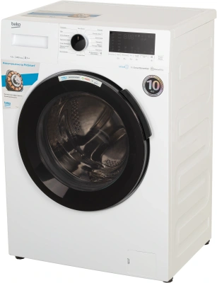 Стиральная машина Beko WSPE7H616W класс: A+++ загр.фронтальная макс.:7.5кг белый инвертор