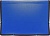 Портфель Бюрократ -BPR13LBLUE 13 отдел. A4 с окантовкой пластик 0.7мм синий