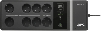 Источник бесперебойного питания APC Back-UPS BE850G2-GR 520Вт 850ВА черный
