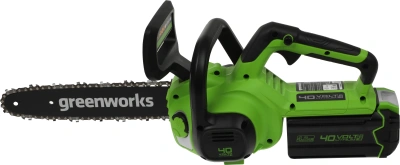 Цепная пила Greenworks G40CS30IIK4 аккум. дл.шины:12" (30cm) 1аккум. 4Ач ЗУ (2007807UB)