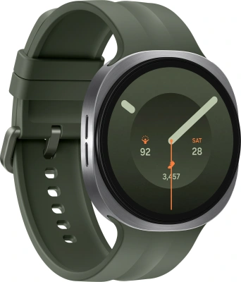 Смарт-часы Samsung Galaxy Watch 9 LTE Watch 9 44мм 1.5" Super AMOLED корп.серебристый рем.серебристый разм.брасл.:130-190мм (SM-L355FZSACAU)
