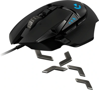 Мышь Logitech G502 Hero черный оптическая 25600dpi USB для ноутбука 9but (910-005474)