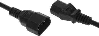 Кабель KingPrice KP-PC-C13-C14-1.5m IEC C13 IEC C14 1.5м черный