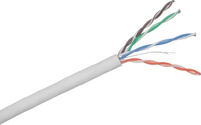 Кабель информационный Lanmaster TWT-5EUTP-XL-LSZH кат.5E UTP 4 пары 24AWG LSZH внутренний 305м белый