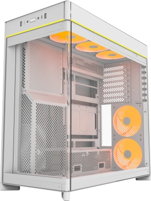 Корпус Montech HS02 Pro белый без БП ATX 8x120mm 2xUSB3.0 audio