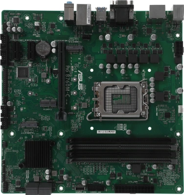 Материнская плата Asus PRO B760M-C-CSM Soc-1700 Intel B760 4xDDR5 mATX AC`97 8ch(7.1) GbLAN RAID+VGA+HDMI+DP