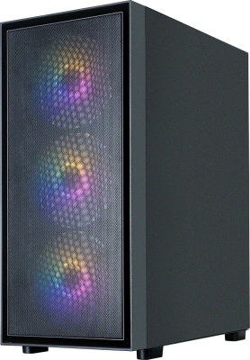 Корпус Zalman S6 черный без БП ATX 7x120mm 2x140mm 1xUSB2.0 1xUSB3.0 audio bott PSU