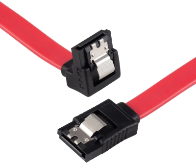 Кабель Buro ver3.0 SATA SATA угловой 0.5м (BU-SATA-SATA-ANG-LOCK) красный