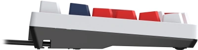 Клавиатура A4Tech S98 Sports механическая синий/белый USB for gamer LED (S98 SPORTS NAVY BLMS RED PLUS) кабель 1.8м