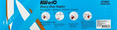Степлер мощный Kw-Trio 5001 23/6 23/8 23/10 23/13 23/15 23/17 (140листов) черный металл/пластик