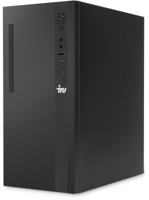 ПК IRU 520SC MT Ryzen 7 7700 (3.8) 16Gb SSD512Gb RGr Windows 11 Pro 2.5xGbitEth 400W черный (2140130)