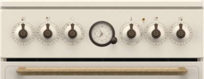 Плита Электрическая Gorenje GECS5B70CLI бежевый стеклокерамика (без крышки)