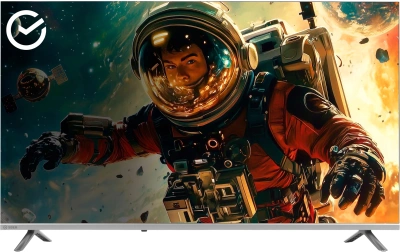 Телевизор LED Sber 43" SDX-43F3000DSA Салют ТВ Frameless серебристый FULL HD 60Hz DVB-T DVB-T2 DVB-C DVB-S DVB-S2 USB WiFi Smart TV (RUS)