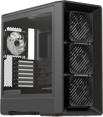 Корпус Formula Air Power G10 черный без БП ATX 7x120mm 5x140mm 2xUSB3.0 audio bott PSU