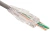 Коннектор Lanmaster (LAN-EZ45-8P8C/U5E-100) UTP кат.5E RJ45 прозрачный (упак.:100шт)