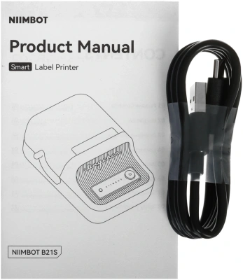 Термопринтер Niimbot B21S (1746728) 203dpi 60мм/с/USB/BT для печ.этик. белый