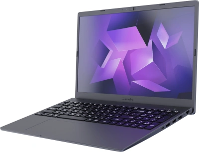 Ноутбук Kvadra Nau LE15T Core i5 1335U 16Gb SSD512Gb Intel Iris Xe graphics 15.6" IPS FHD (1920x1080) без ОС graphite WiFi BT Cam (Y22L01CAS120R_5A4861)