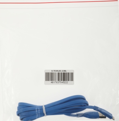 Кабель Premier 6-703RL45 2.0BL USB (m)-Lightning (m) 2м синий пакет