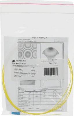 Пигтейл Lanmaster LAN-PIG-LC/SU-1.5 1x9/125 OS1/OS2 LC 1.5м LSZH оранжевый