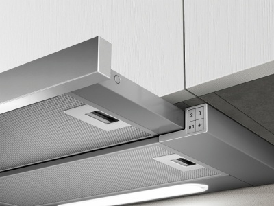 Вытяжка встраиваемая Elica Elite 14 Lux GRIX/A/90 серый/нержавеющая сталь управление: кнопочное (1 мотор)