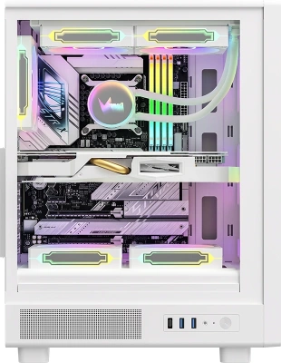 Корпус Formula Mana Dynamic AR черный без БП ATX 3x120mm 2x140mm 2xUSB3.0 audio bott PSU