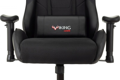 Кресло игровое Zombie Viking 4 Aero черный ткань/эко.кожа с подголов. крестов. пластик