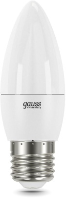 Лампа светодиодная Gauss Elementary 30222 12Вт цок.:E27 свеча 220B св.свеч.бел.нейт. (упак.:10шт)