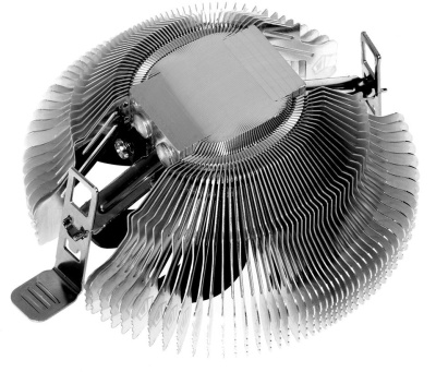 Устройство охлаждения(кулер) ID-Cooling DK-01S Soc-AM5/AM4/1200/1700/1851 черный 3-pin 24dB Al 65W 144gr Ret