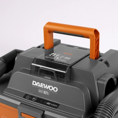 Строительный пылесос Daewoo DAVC 1621Li SET 200Вт (уборка: сухая/сбор воды/выдув) оранжевый