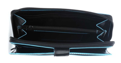 Кошелек женский Piquadro Blue Square PD1354B2R/N черный натур.кожа