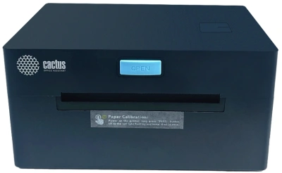 Термопринтер Cactus CS-TP-D420U+держатель (CS-TP-D420U) 203dpi 160мм/с/USB для печ.этик. черный