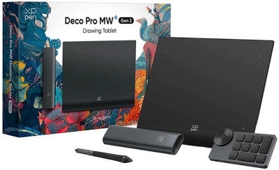 Графический планшет XPPen Deco Pro (2-е поколение) MW  Bluetooth/USB черный