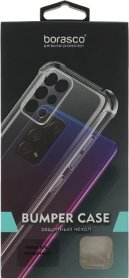 Чехол (клип-кейс) BoraSCO для Honor X7c Bumper Case прозрачный (73872)