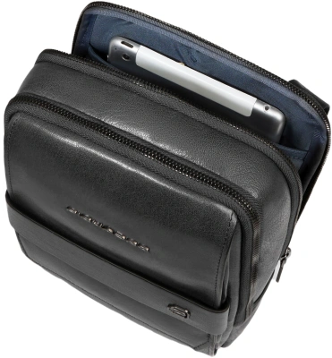 Сумка мужская Piquadro Solm CA7030S141/N черная натур.кожа