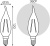 Лампа филам. Gauss Filament 5Вт цок.:E14 свеча 220B св.свеч.бел.нейт. (упак.:1шт) (104801805) Лампа филам. Gauss Filament 5Вт цок.:E14 свеча 220B св.свеч.бел.нейт. (упак.:1шт) (104801805)