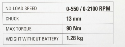 Дрель-шуруповерт Greenworks GD24DD90 аккум. патрон:быстрозажимной (3707507)