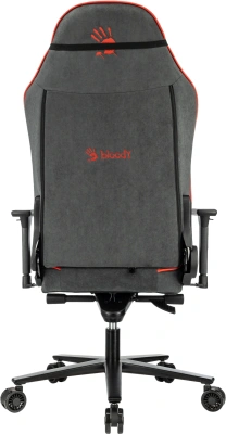 Кресло игровое A4Tech Bloody GC-680 серый/черный искусственная замша с подголов. крестов. металл