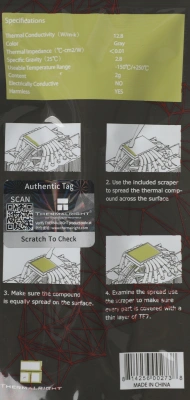 Термопаста Thermalright TF7-2G 12.8Вт/(мК) шприц 2гр.