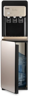 Кулер AEL LD-AEL-806 a напольный электронный черный/золотистый