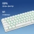 Клавиатура Оклик K763W механическая белый USB беспроводная BT/Radio Multimedia for gamer LED (1920562) кабель 1.5м Клавиатура Оклик K763W механическая белый USB беспроводная BT/Radio Multimedia for gamer LED (1920562) кабель 1.5м