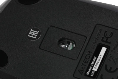 Мышь A4Tech Fstyler FM10ST серый/черный оптическая 1600dpi silent USB для ноутбука 3but (FM10ST GREY)