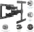 Кронштейн для телевизора Kromax Ultra Slim-102 черный 32"-90" макс.60кг настенный поворот и наклон